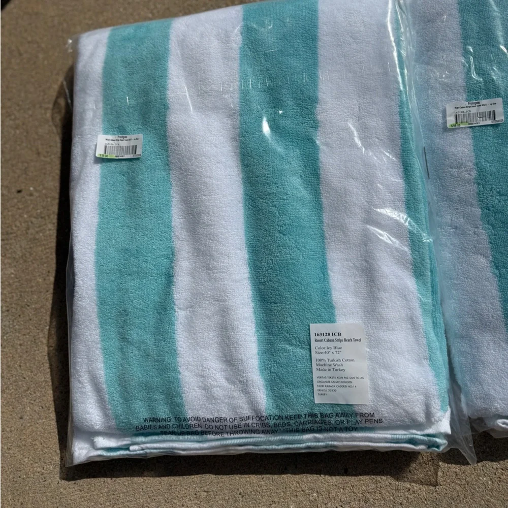 Frontgate Resort Beach Towels - Set of 2 - NWT - Picture 11 of 16